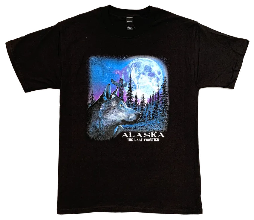 Wolf Glow Alaska T-shirt