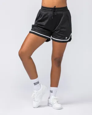 Womens 4'' Basketball Shorts - Black