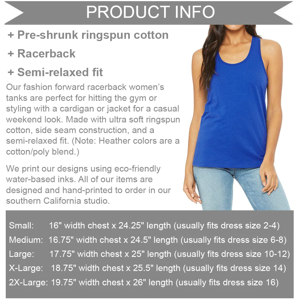Women's Another Fine Day Ruined by the Male Gaze Racerback Tank Top