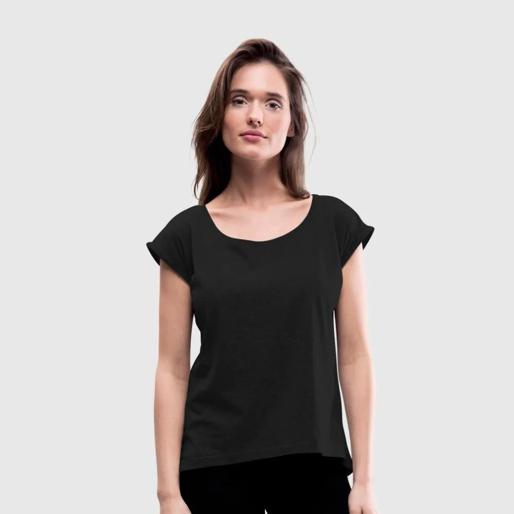 Women's Roll Cuff T-Shirt (Personalize)