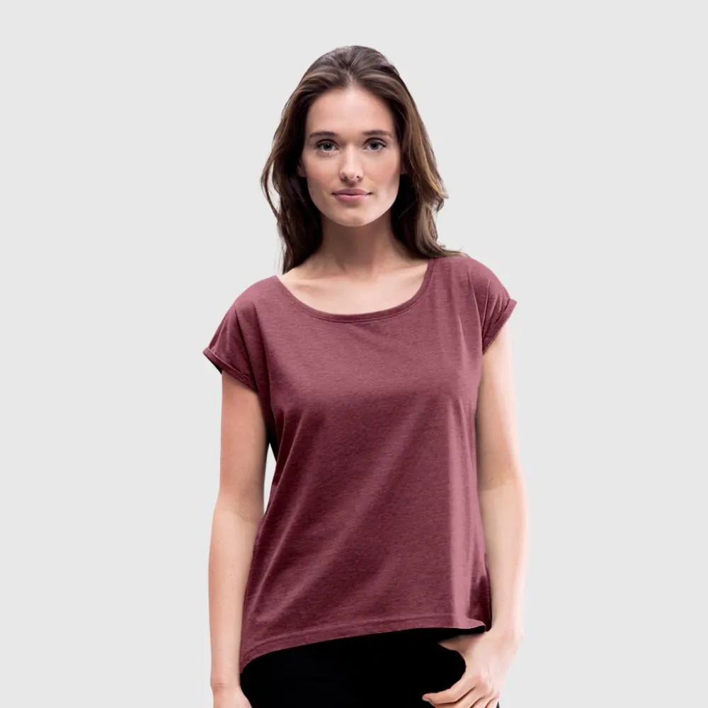Women's Roll Cuff T-Shirt (Personalize)