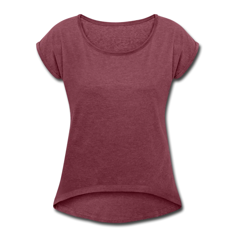 Women's Roll Cuff T-Shirt (Personalize)