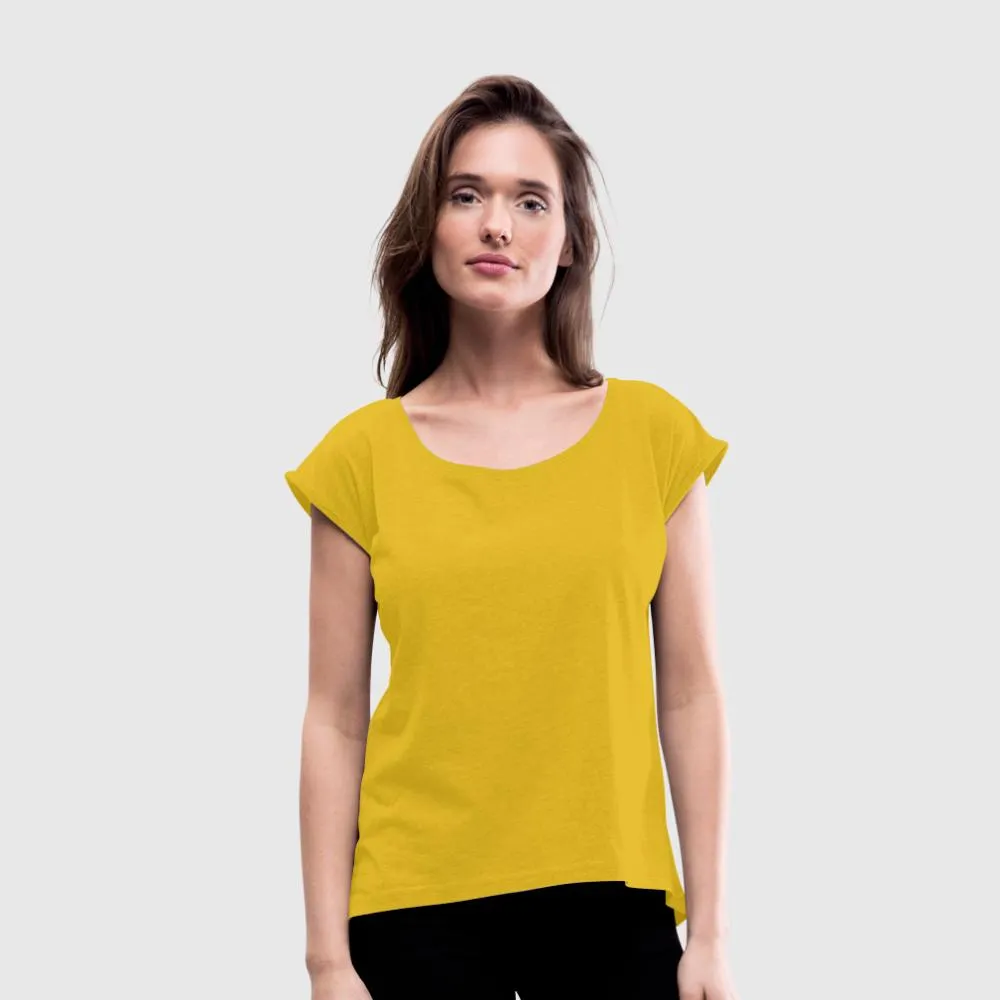Women's Roll Cuff T-Shirt (Personalize)