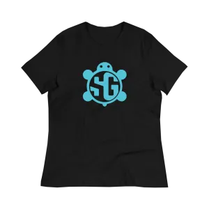 Women’s SlowGrind™️ Racerback Tank (Black/Teal)