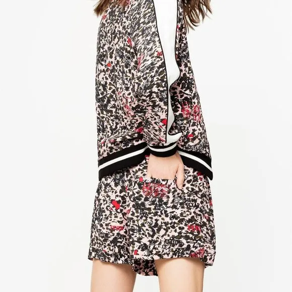 Zadig &amp; Voltaire (Anthropologie) NWT Viscose Pink Sing Leo Ohtake Shorts