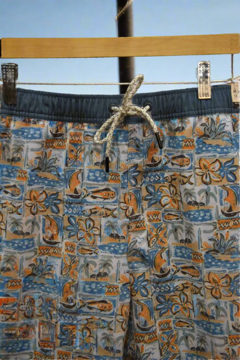 Zula Tapa Tropical Volley Shorts