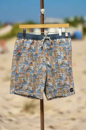 Zula Tapa Tropical Volley Shorts